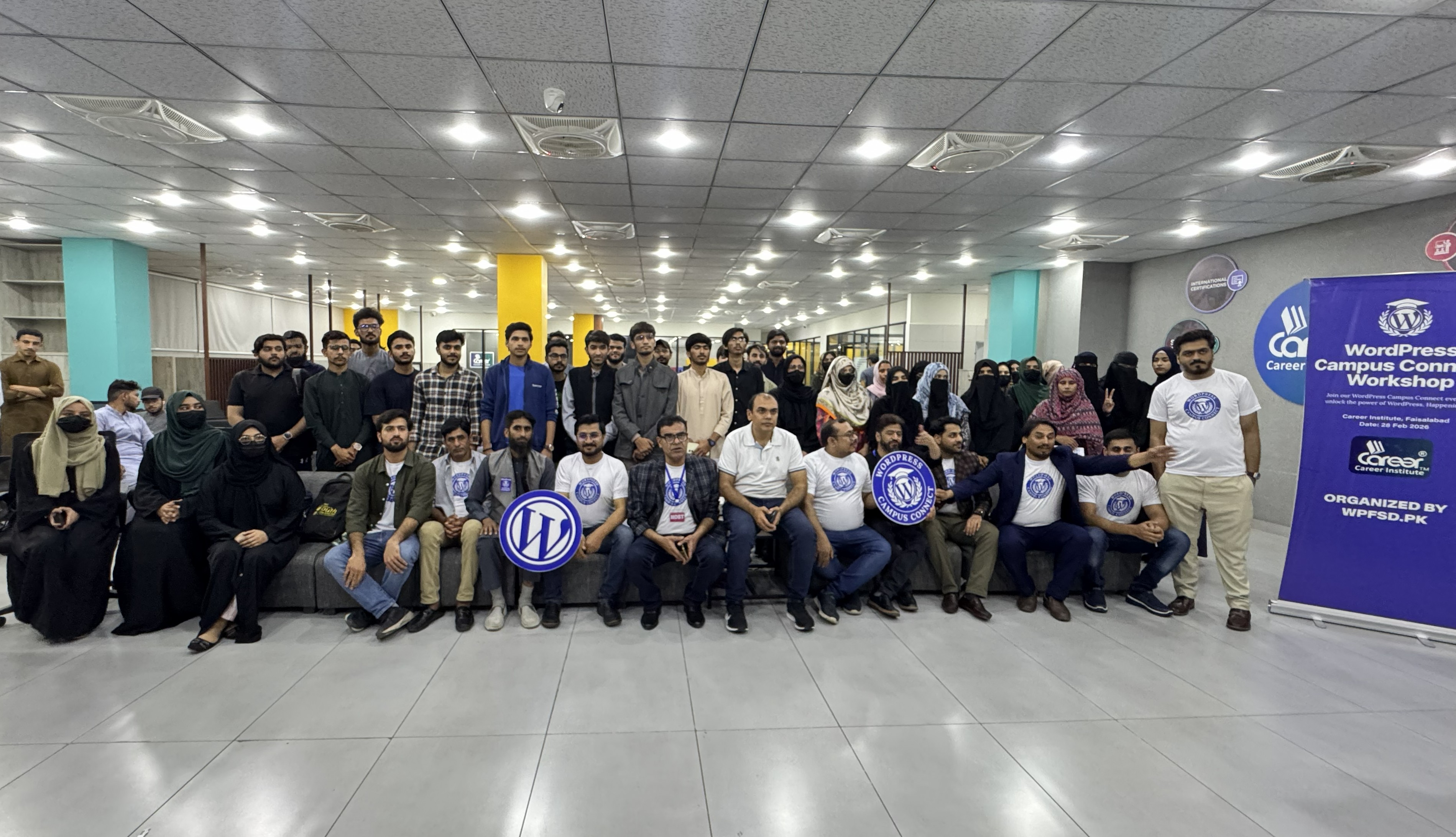 First WordPress Campus Connect at Career Institute