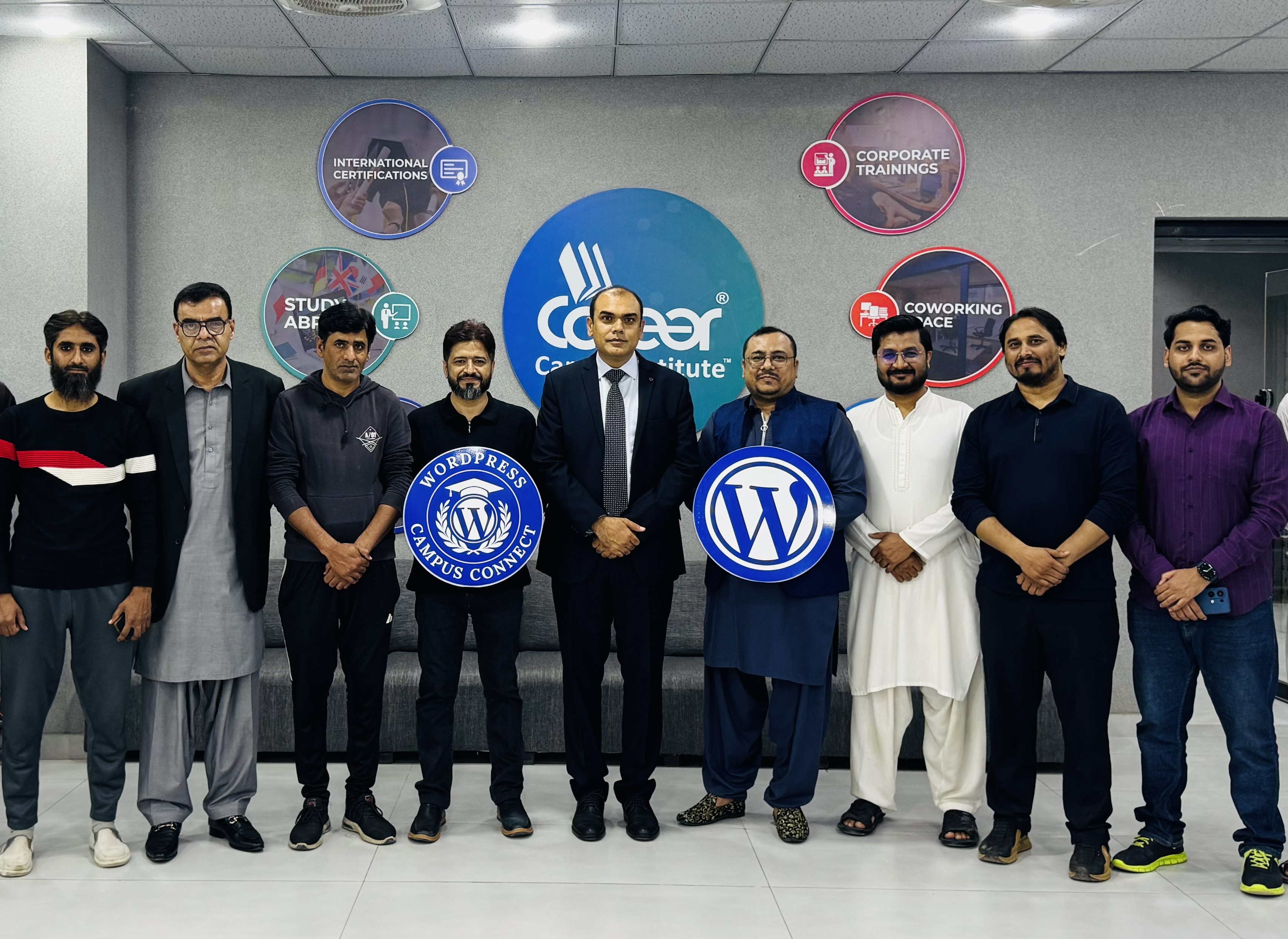 First WordPress Campus Connect at Career Institute